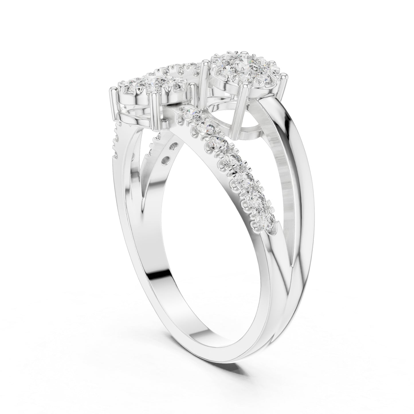 18K Rose Gold Round Lab-Grown Diamond Anniversary Gift Ring for Women | Pure Carat