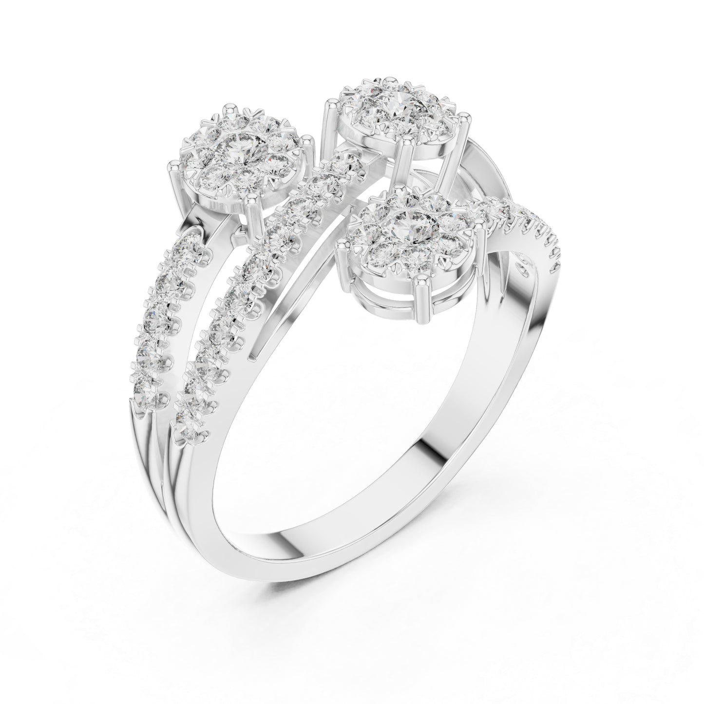 18K Rose Gold Round Lab-Grown Diamond Anniversary Gift Ring for Women | Pure Carat