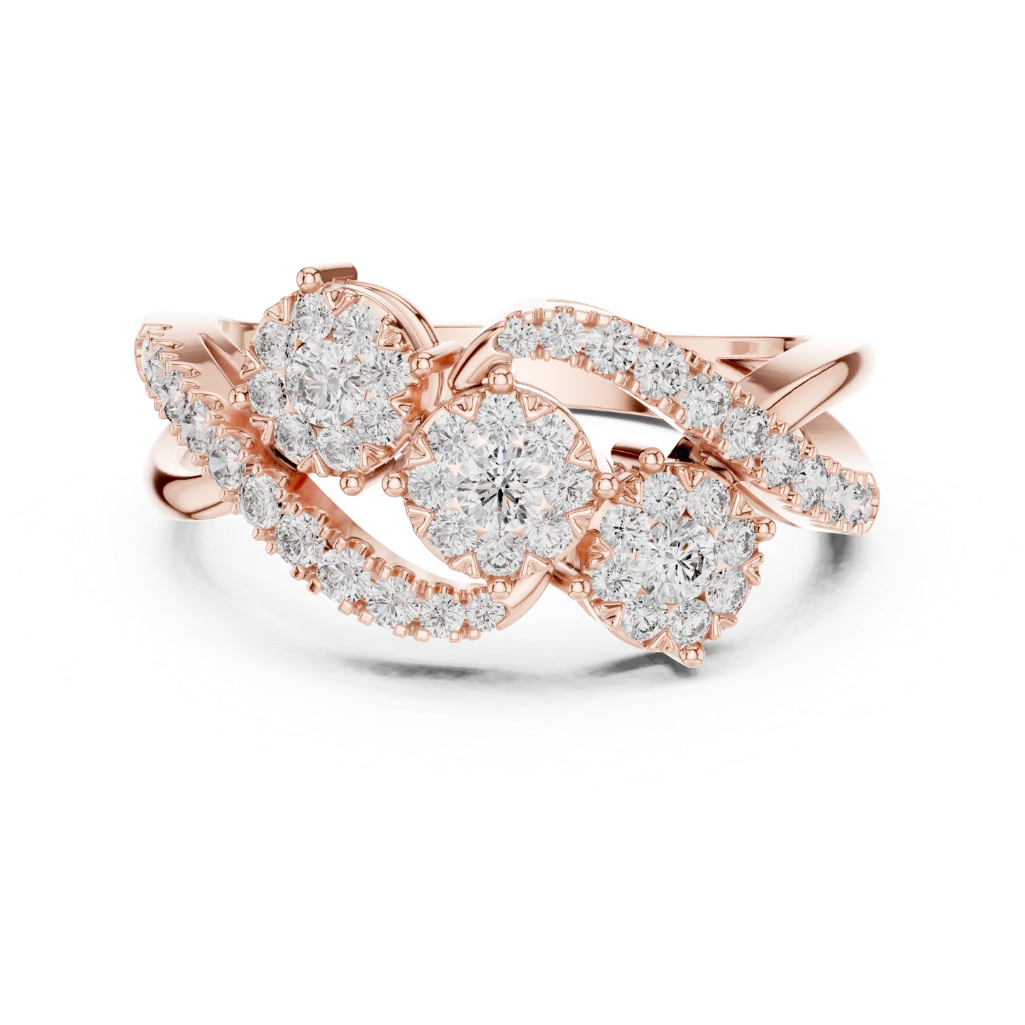 18K Yellow Gold Round Lab-Grown Diamond Engagement Ring for Women | Pure Carat