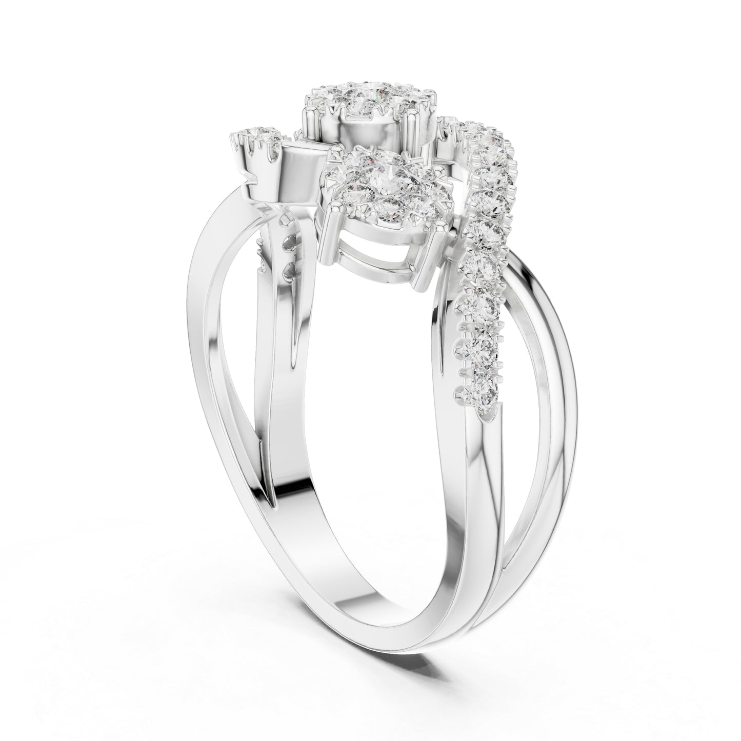 18K Yellow Gold Round Lab-Grown Diamond Engagement Ring for Women | Pure Carat