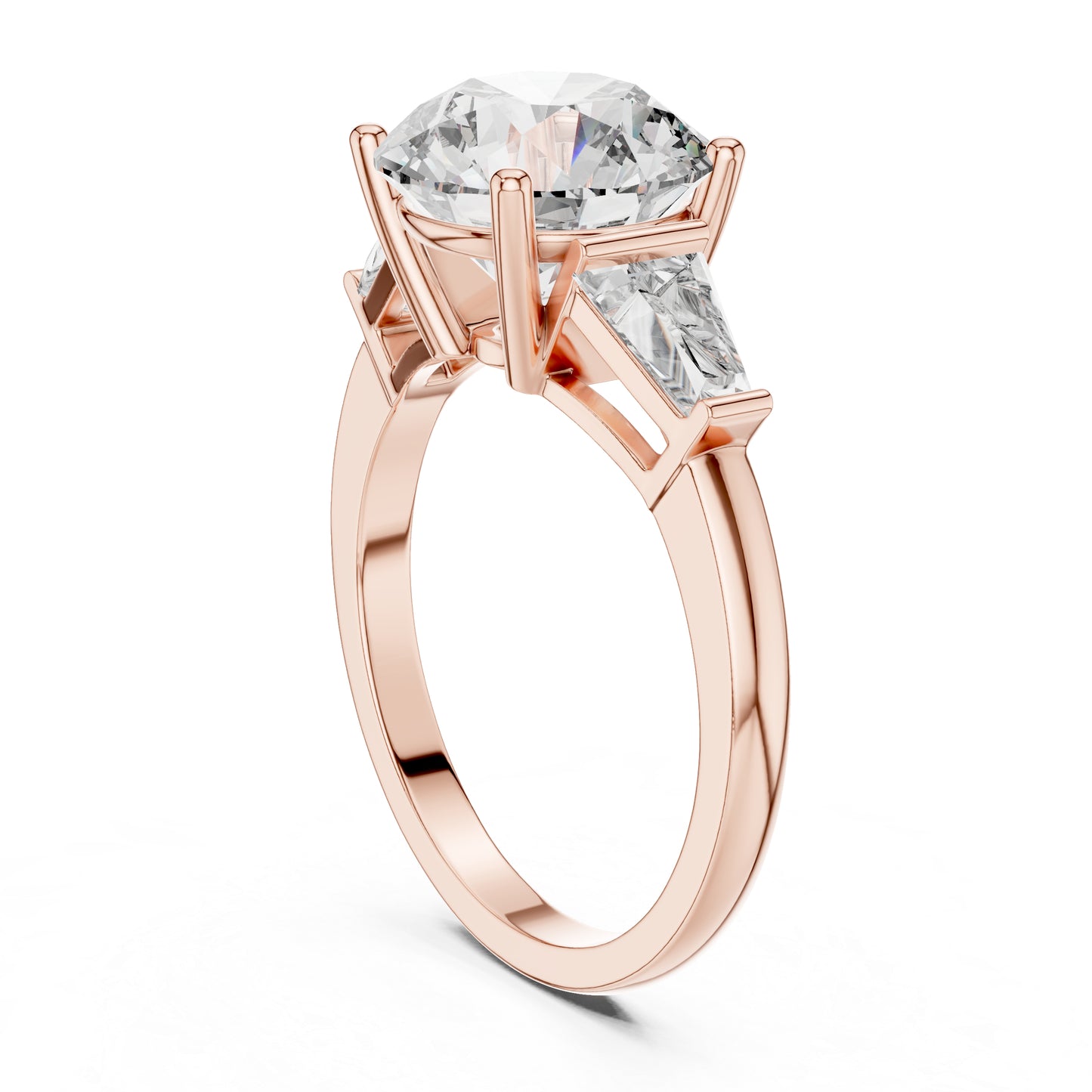 Round Lab-Grown Diamond Ring in 14K White Gold – Pure Carat