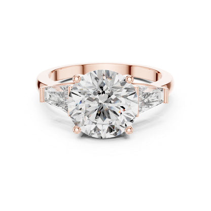 Round Lab-Grown Diamond Ring in 14K White Gold – Pure Carat