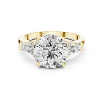 Round Lab-Grown Diamond Ring in 14K White Gold – Pure Carat