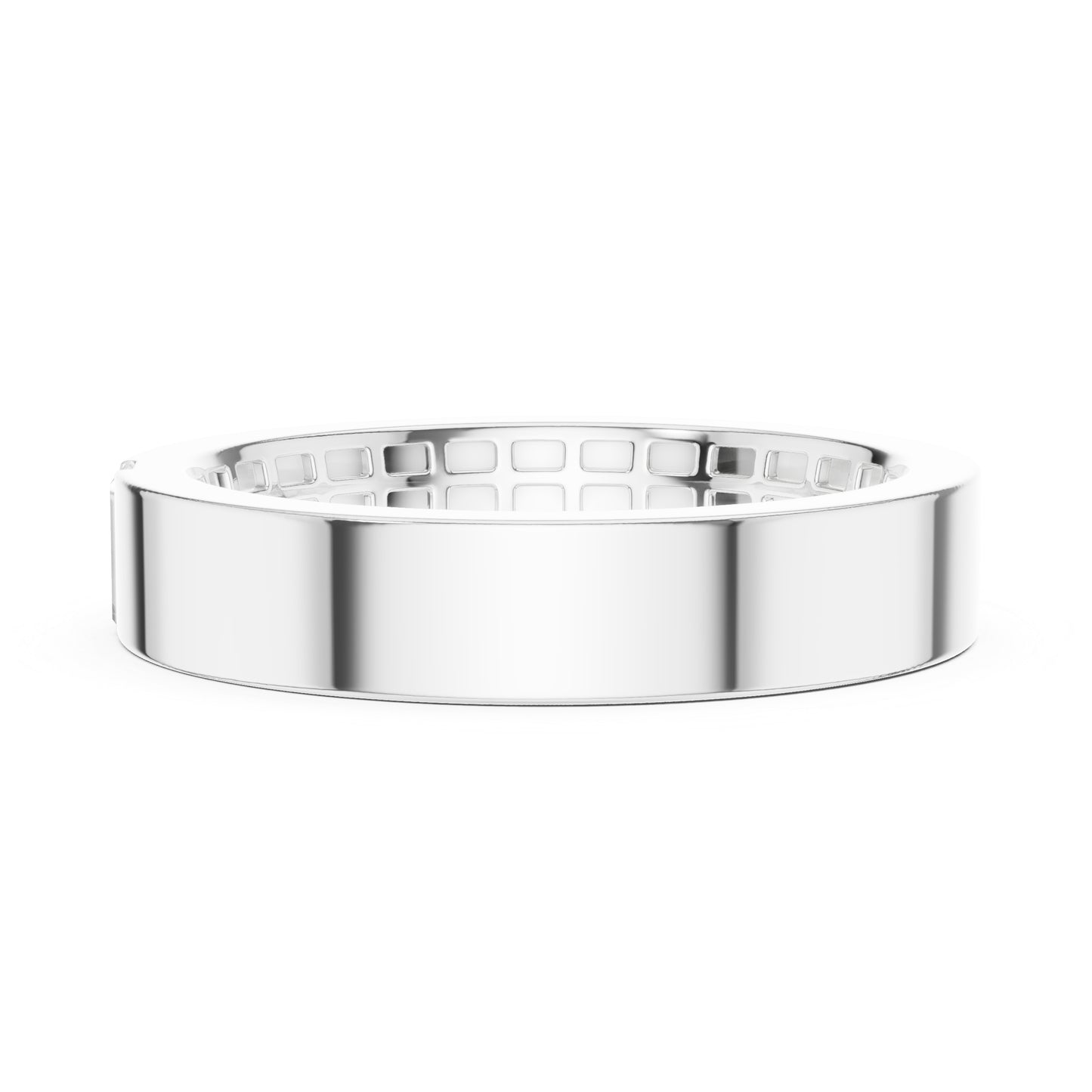 18K White Gold Baguette Lab-Grown Diamond Engagement Ring for Women | Pure Carat