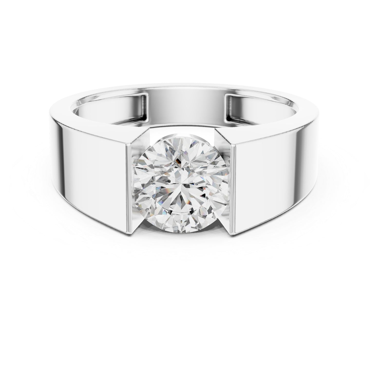 14K Yellow Gold Round Lab-Grown Diamond Engagement Ring for Women | Pure Carat