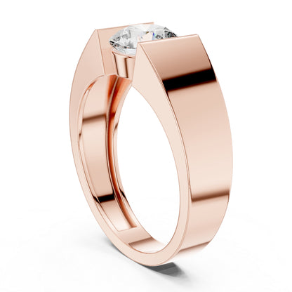 14K Yellow Gold Round Lab-Grown Diamond Engagement Ring for Women | Pure Carat