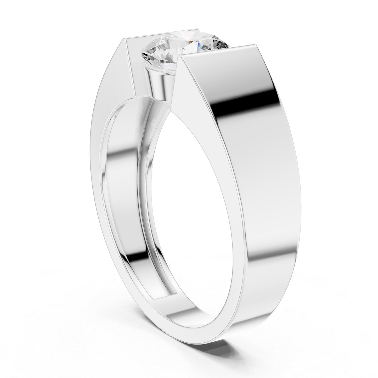 14K Yellow Gold Round Lab-Grown Diamond Engagement Ring for Women | Pure Carat