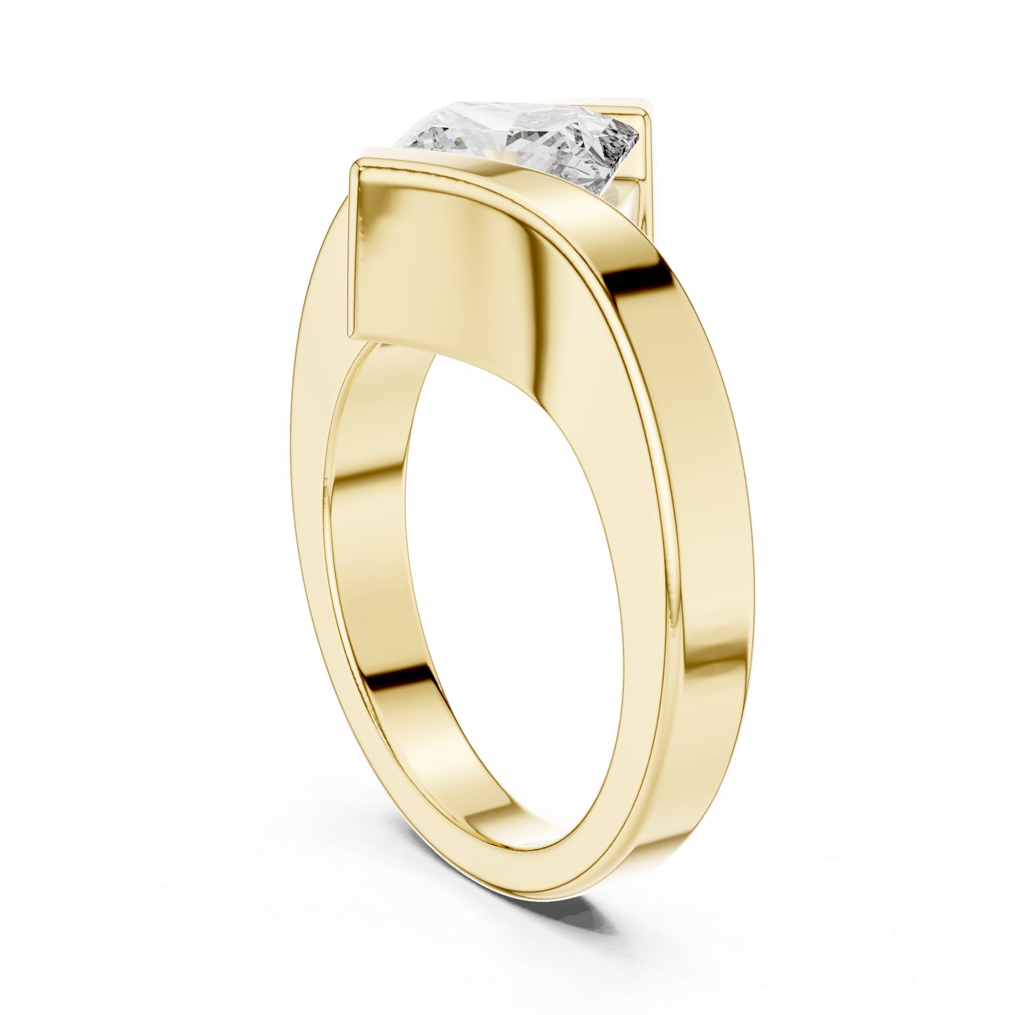 14K Rose Gold Princess Lab-Grown Diamond Everyday Wear Ring for Women | Pure Carat