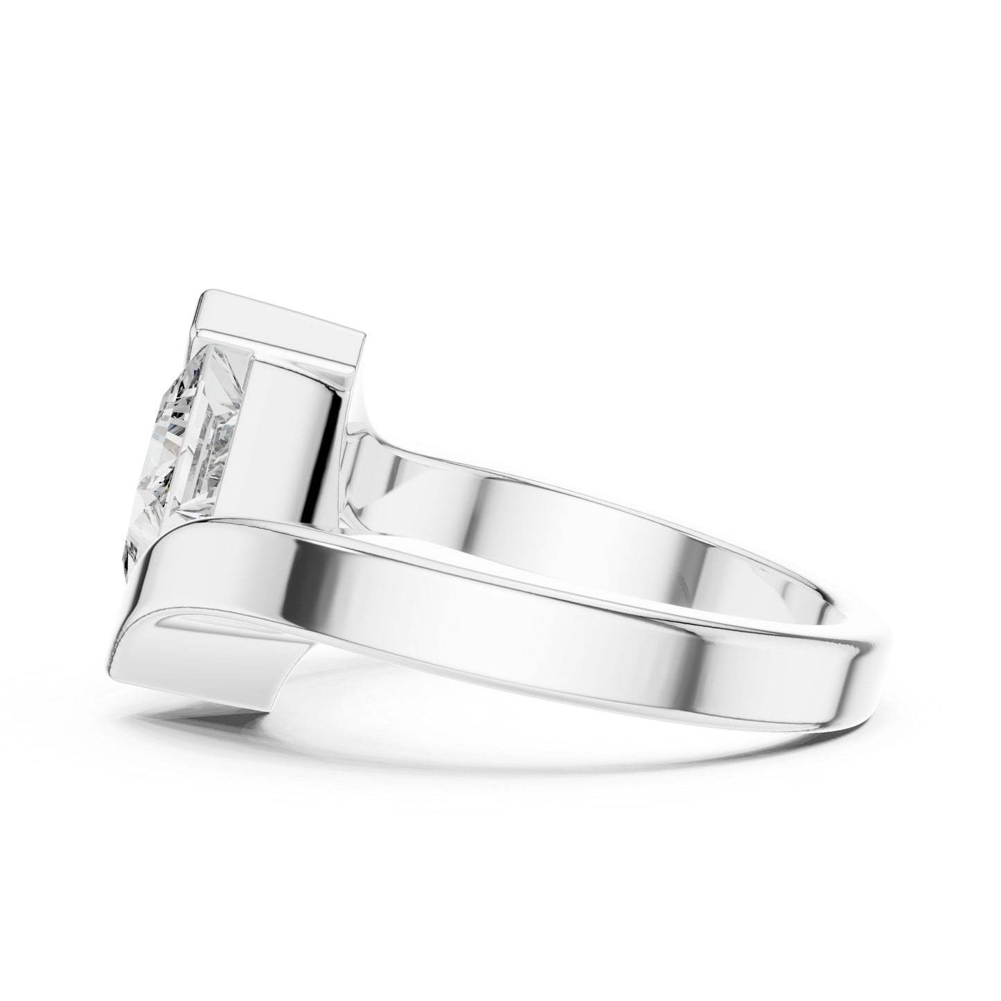 14K Rose Gold Princess Lab-Grown Diamond Everyday Wear Ring for Women | Pure Carat