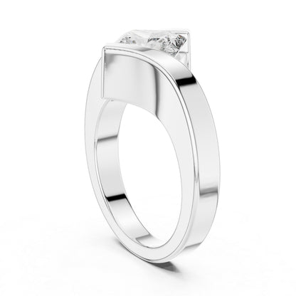 14K Rose Gold Princess Lab-Grown Diamond Everyday Wear Ring for Women | Pure Carat