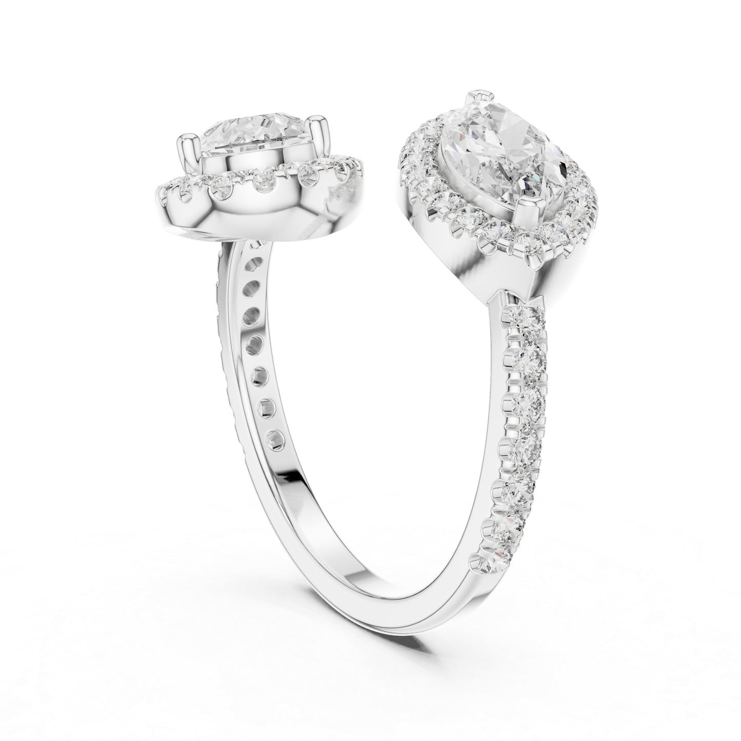 14K Yellow Gold Round, Marquise & Pear Lab-Grown Diamond Wedding Ring for Women | Pure Carat