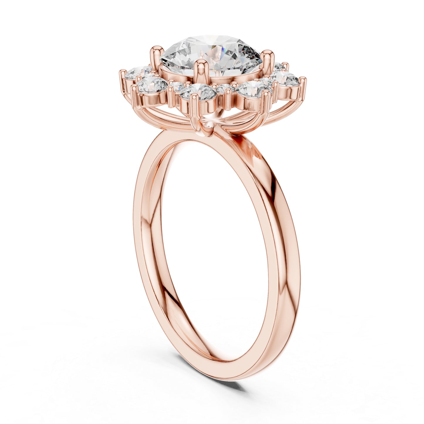 18K Yellow Gold Round Lab-Grown Diamond Wedding Ring for Women | Pure Carat