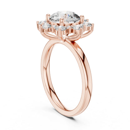 18K Yellow Gold Round Lab-Grown Diamond Wedding Ring for Women | Pure Carat