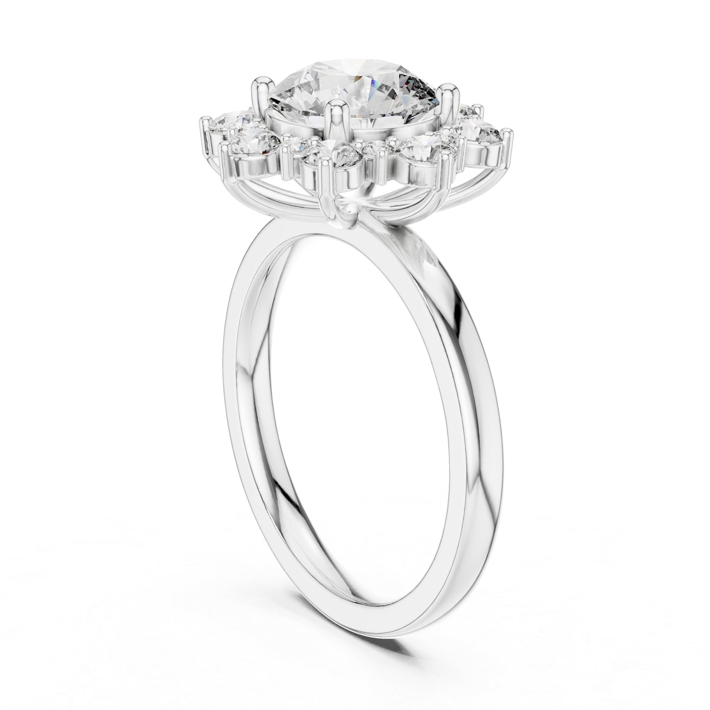 18K Yellow Gold Round Lab-Grown Diamond Wedding Ring for Women | Pure Carat