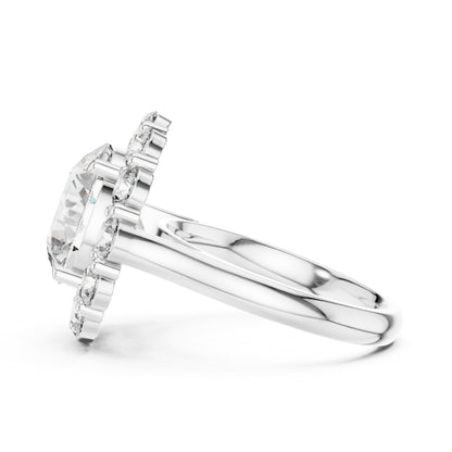 18K Yellow Gold Round Lab-Grown Diamond Anniversary Gift Ring for Women | Pure Carat