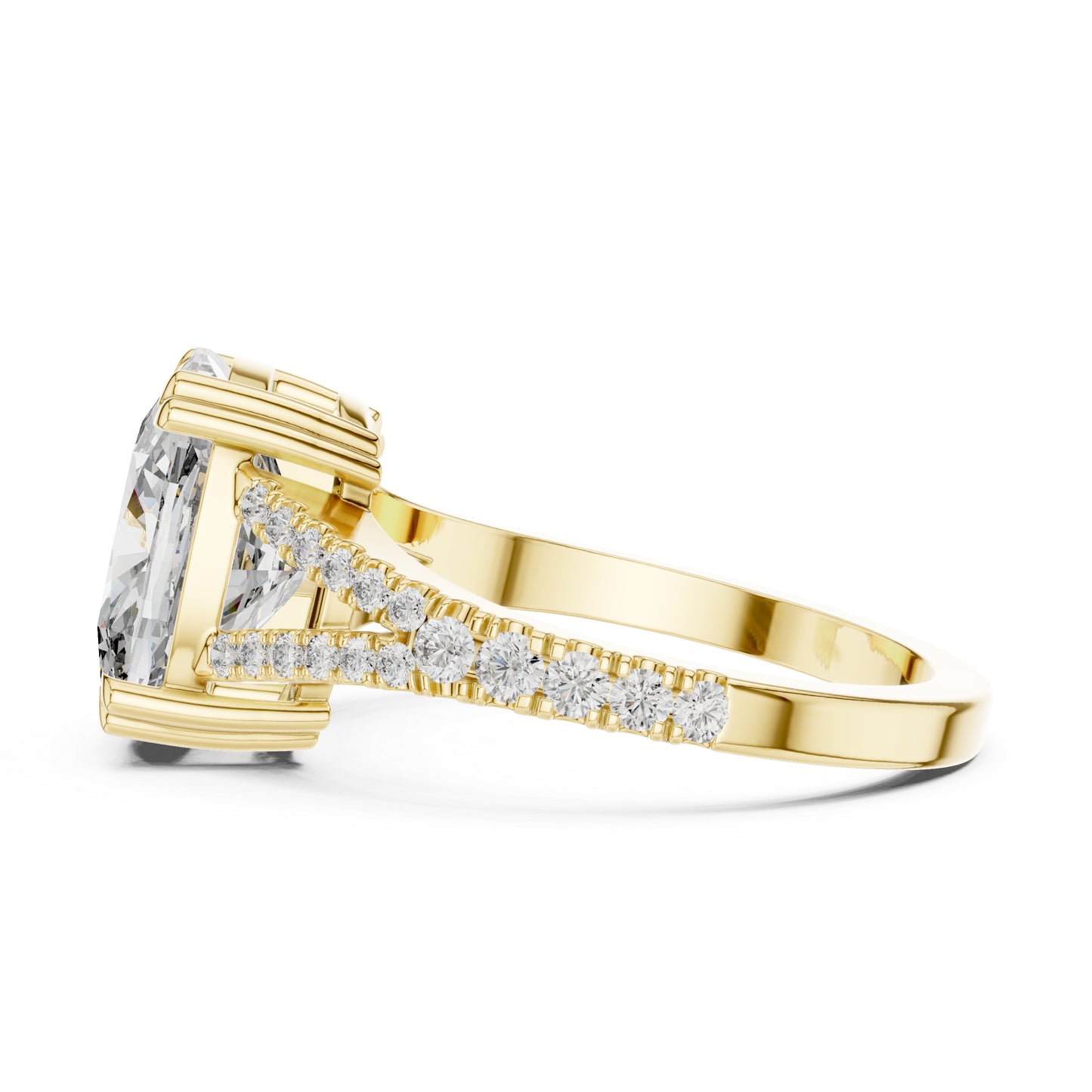 14K Yellow Gold Round Lab-Grown Diamond Wedding Ring for Women | Pure Carat