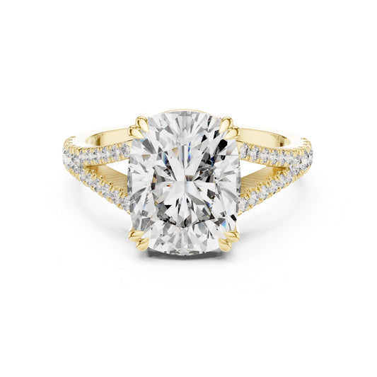 14K Yellow Gold Round Lab-Grown Diamond Wedding Ring for Women | Pure Carat