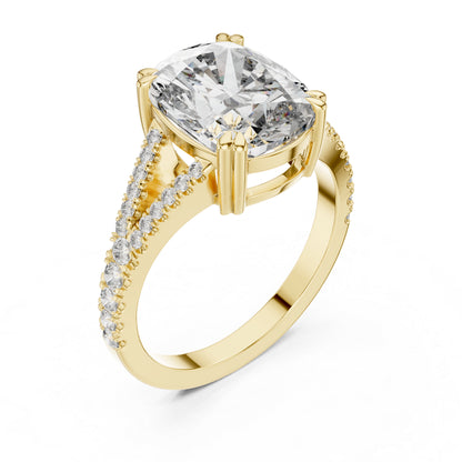 14K Yellow Gold Round Lab-Grown Diamond Wedding Ring for Women | Pure Carat