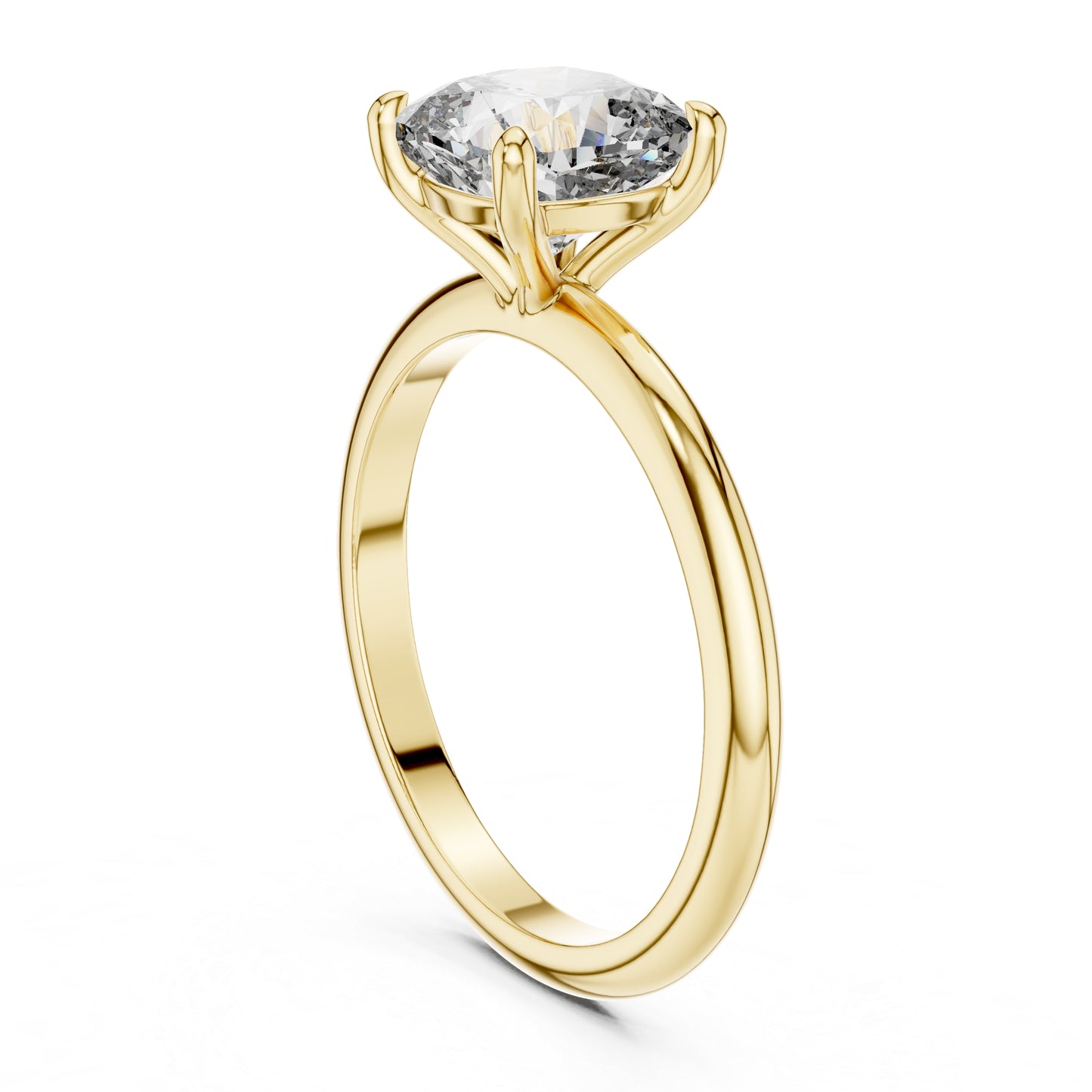 18K Rose Gold Cushion Square Lab-Grown Diamond Engagement Ring for Women | Pure Carat