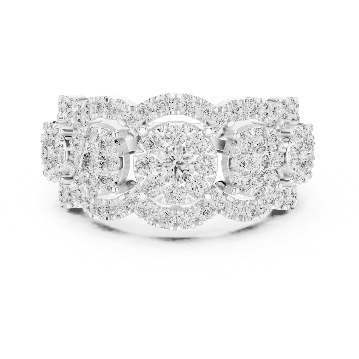 14K Yellow Gold Round Lab-Grown Diamond Everyday Wear Ring for Women | Pure Carat