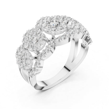 14K Yellow Gold Round Lab-Grown Diamond Everyday Wear Ring for Women | Pure Carat