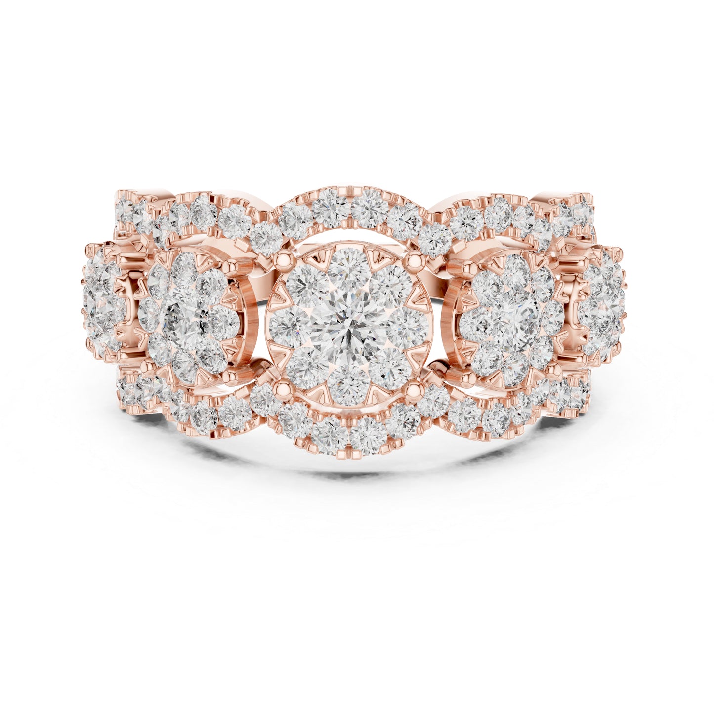 14K Yellow Gold Round Lab-Grown Diamond Everyday Wear Ring for Women | Pure Carat