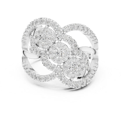 18K Rose Gold Round Lab-Grown Diamond Engagement Ring for Women | Pure Carat