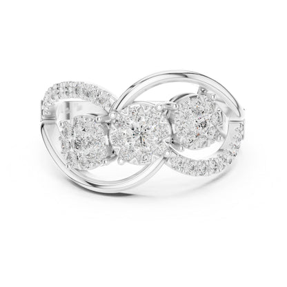 18K Yellow Gold Round Lab-Grown Diamond Engagement Ring for Women | Pure Carat