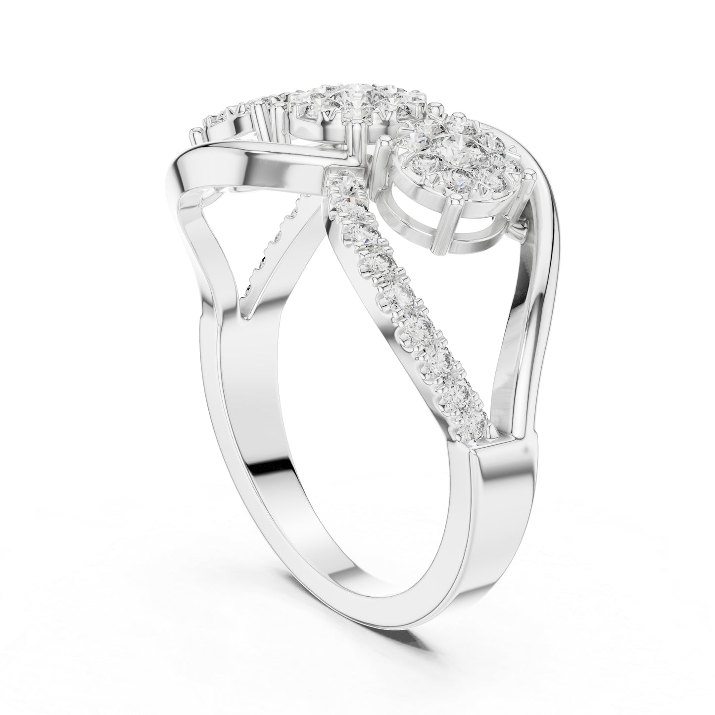 18K Yellow Gold Round Lab-Grown Diamond Engagement Ring for Women | Pure Carat