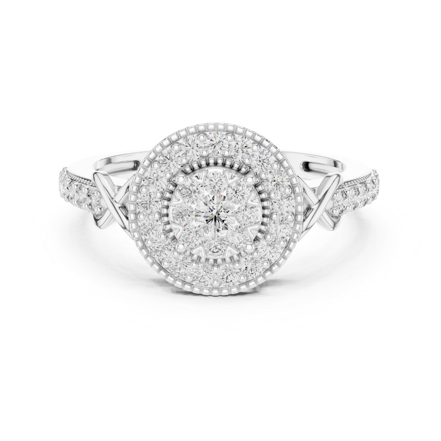 18K Rose Gold Round Lab-Grown Diamond Everyday Wear Ring for Women | Pure Carat