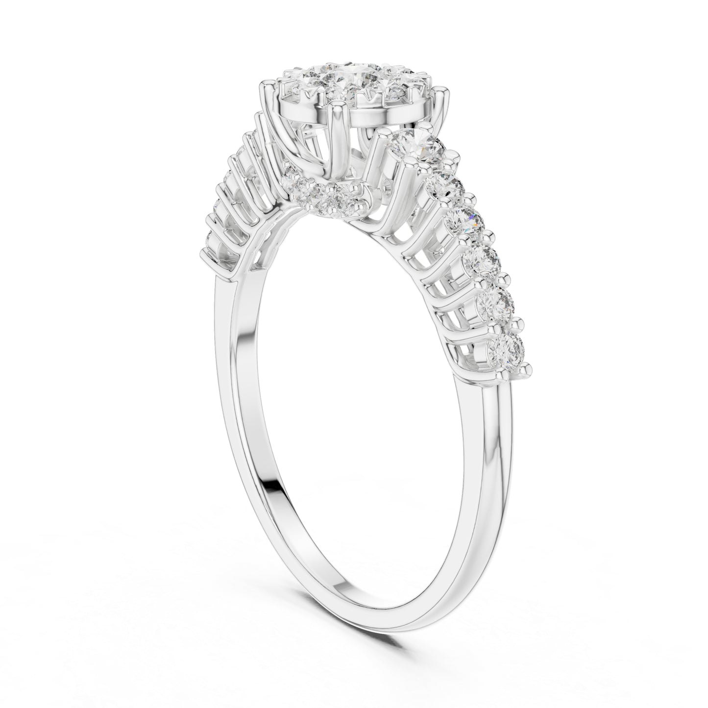 14K Yellow Gold Round Lab-Grown Diamond Wedding Ring for Women | Pure Carat