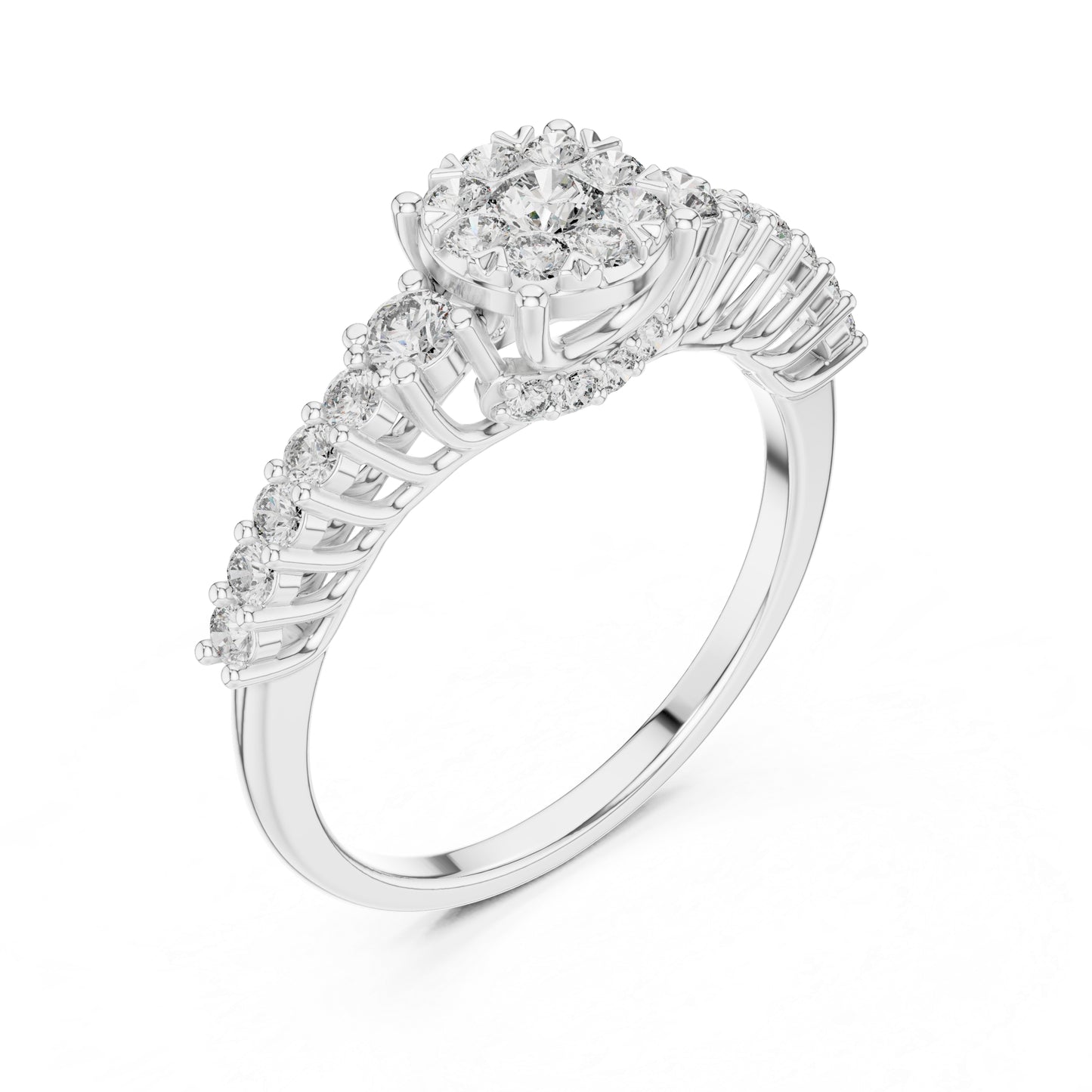 14K Yellow Gold Round Lab-Grown Diamond Wedding Ring for Women | Pure Carat