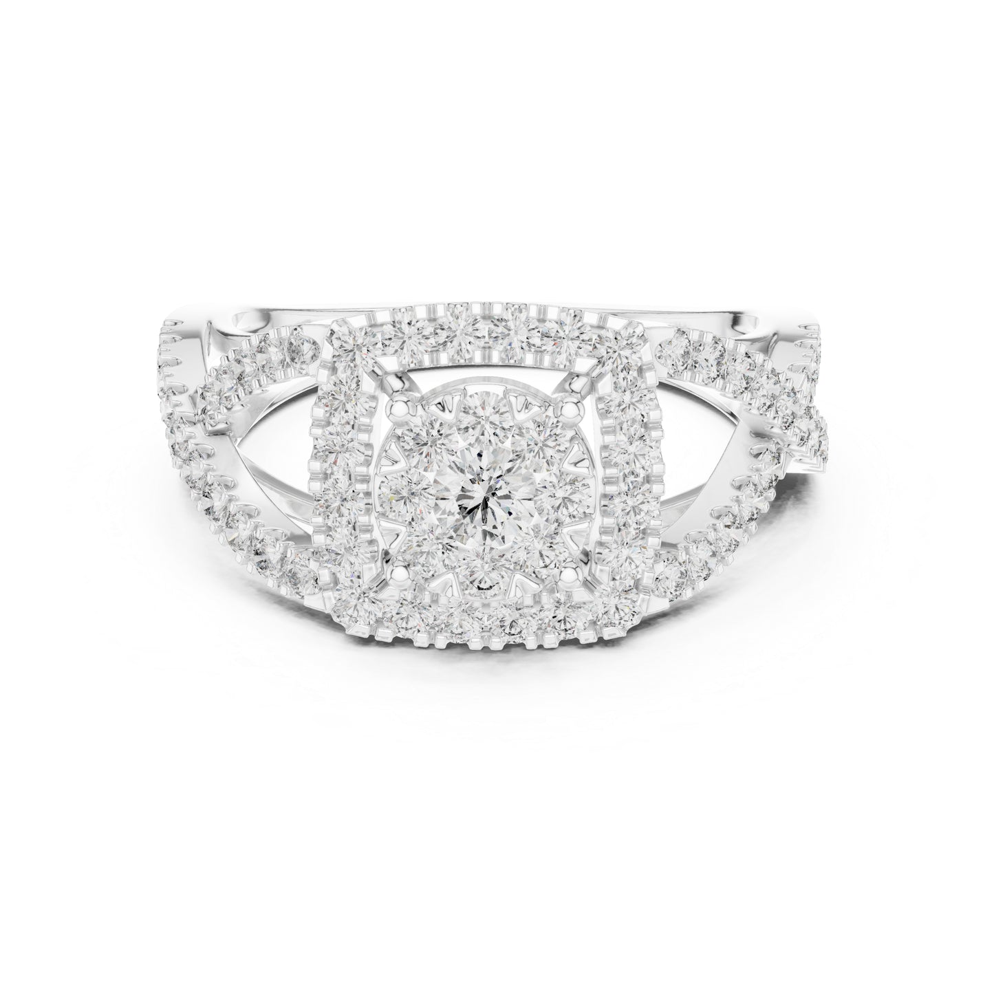 14K Yellow Gold Round Lab-Grown Diamond Engagement Ring for Women | Pure Carat