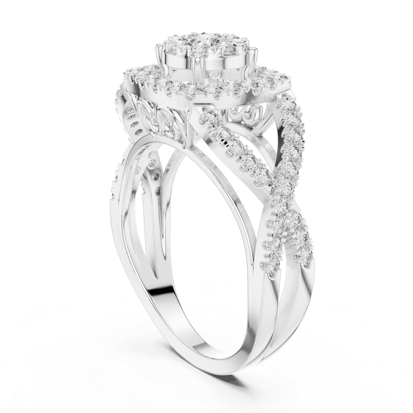 14K Yellow Gold Round Lab-Grown Diamond Engagement Ring for Women | Pure Carat