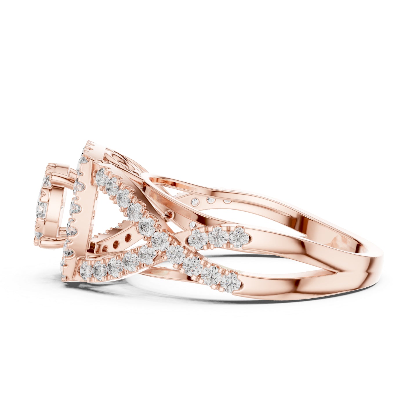 14K Yellow Gold Round Lab-Grown Diamond Engagement Ring for Women | Pure Carat