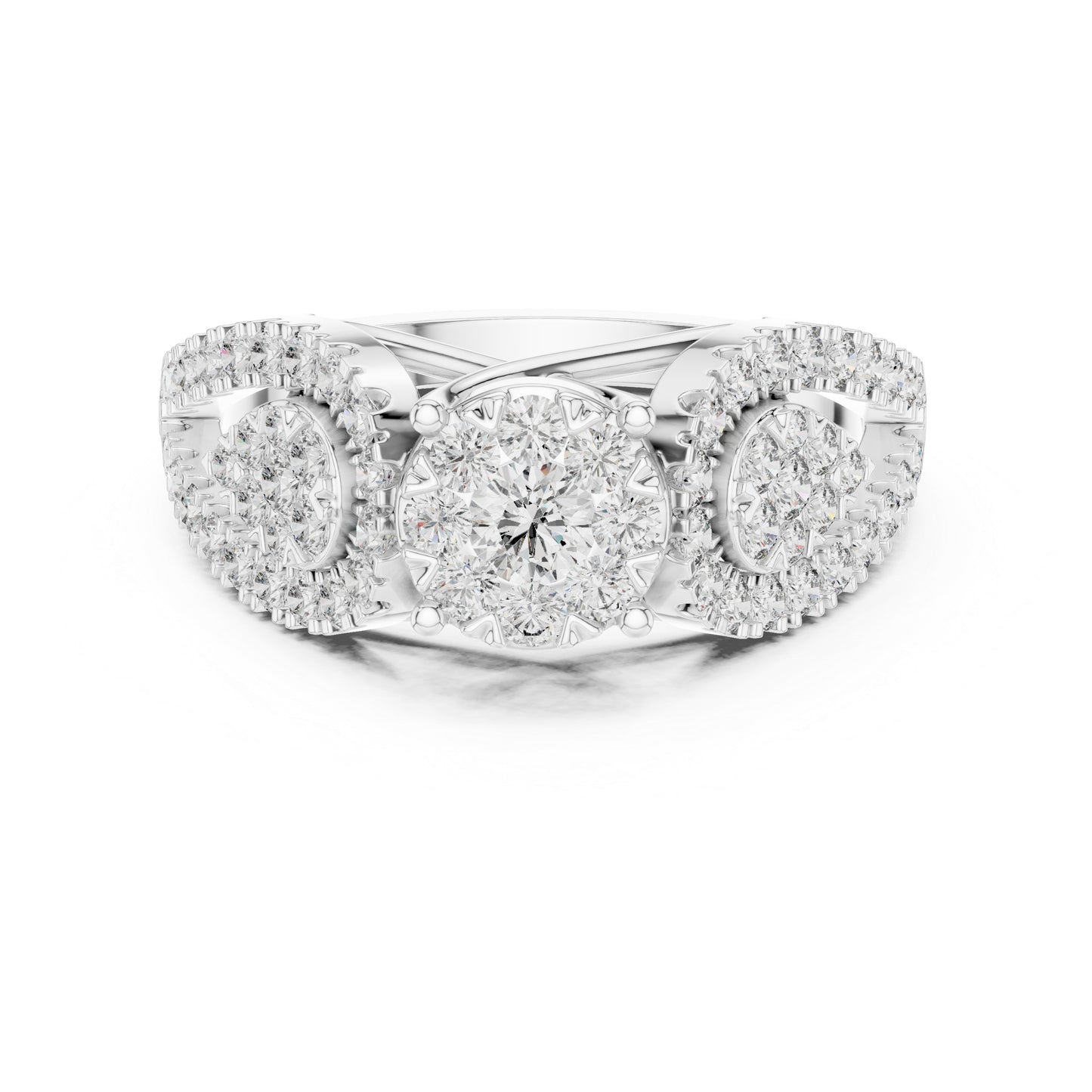 18K Yellow Gold Round Lab-Grown Diamond Everyday Wear Ring for Women | Pure Carat