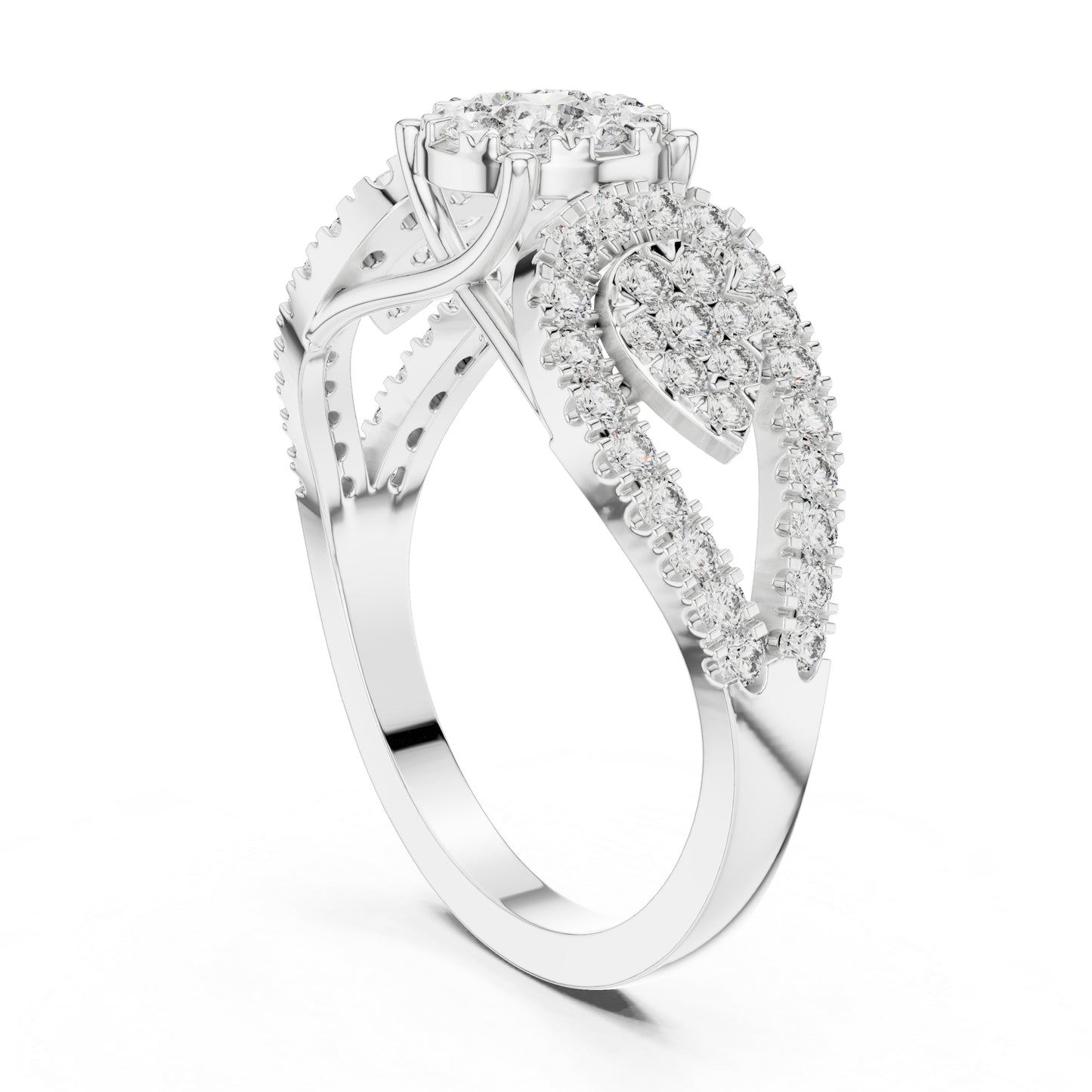 18K Yellow Gold Round Lab-Grown Diamond Everyday Wear Ring for Women | Pure Carat