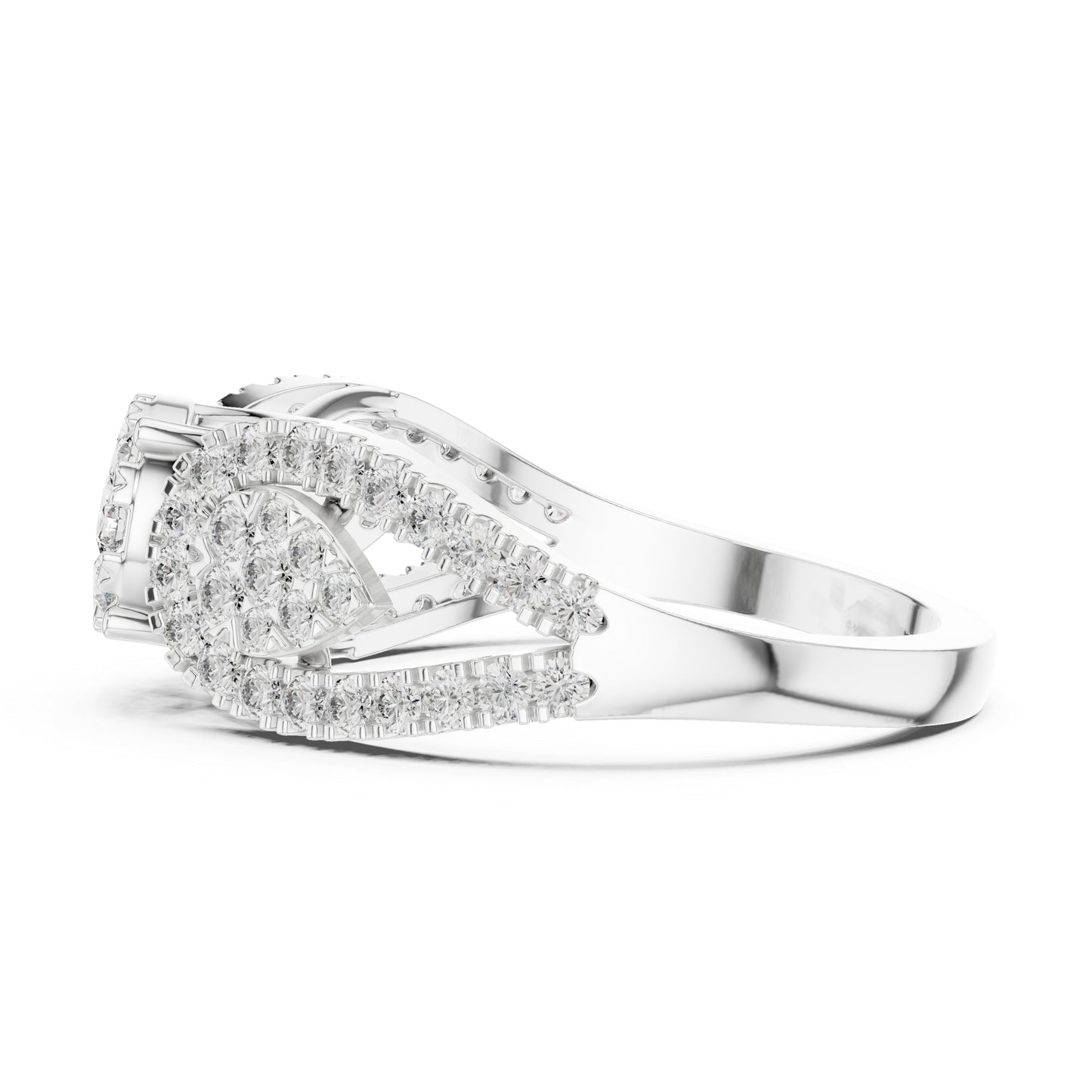 18K Yellow Gold Round Lab-Grown Diamond Everyday Wear Ring for Women | Pure Carat