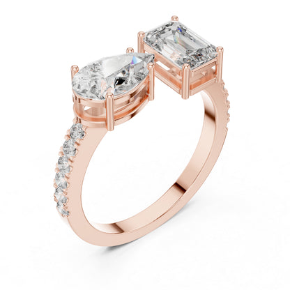 18K Yellow Gold Multi-Shape Lab-Grown Diamond Solitaire Ring – Pure Carat