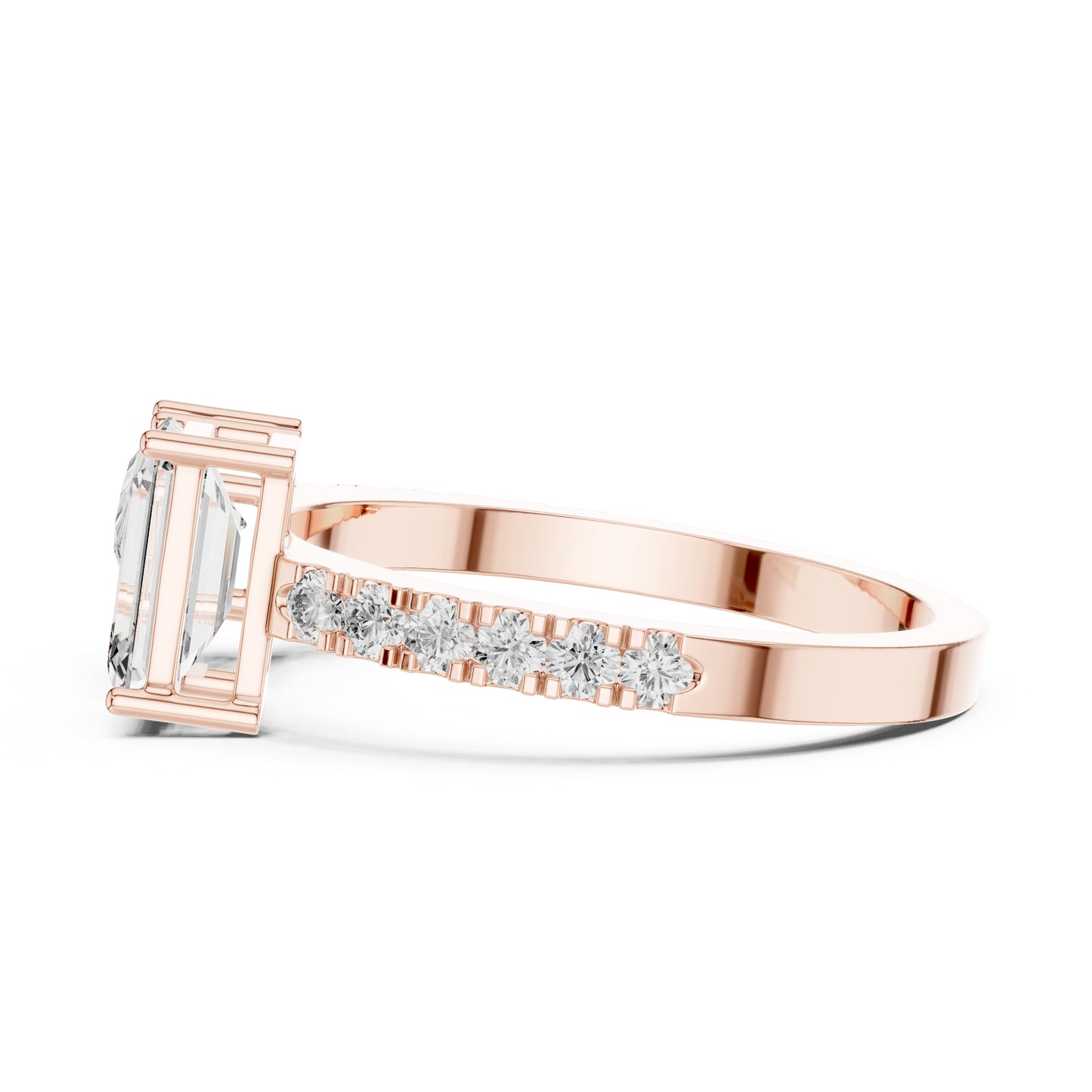 18K Yellow Gold Multi-Shape Lab-Grown Diamond Solitaire Ring – Pure Carat