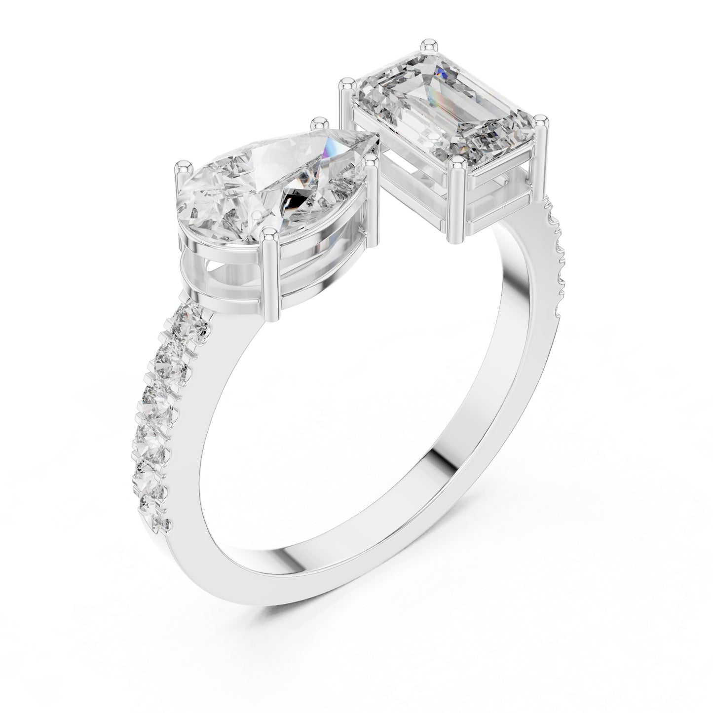 18K Yellow Gold Multi-Shape Lab-Grown Diamond Solitaire Ring – Pure Carat