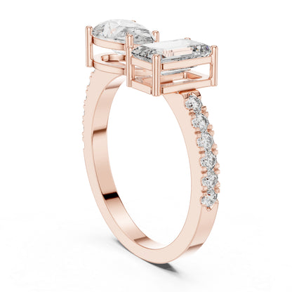 18K Yellow Gold Multi-Shape Lab-Grown Diamond Solitaire Ring – Pure Carat