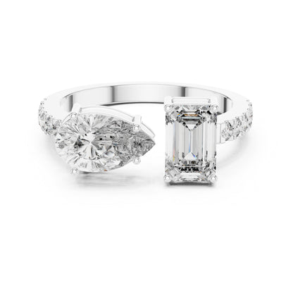 18K Yellow Gold Multi-Shape Lab-Grown Diamond Solitaire Ring – Pure Carat