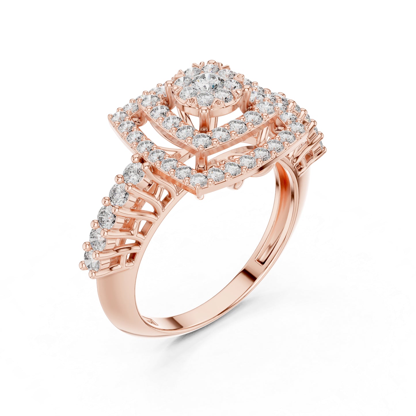 14K Yellow Gold Round Lab-Grown Diamond Anniversary Gift Ring for Women | Pure Carat