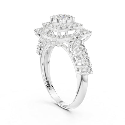 14K Yellow Gold Round Lab-Grown Diamond Anniversary Gift Ring for Women | Pure Carat