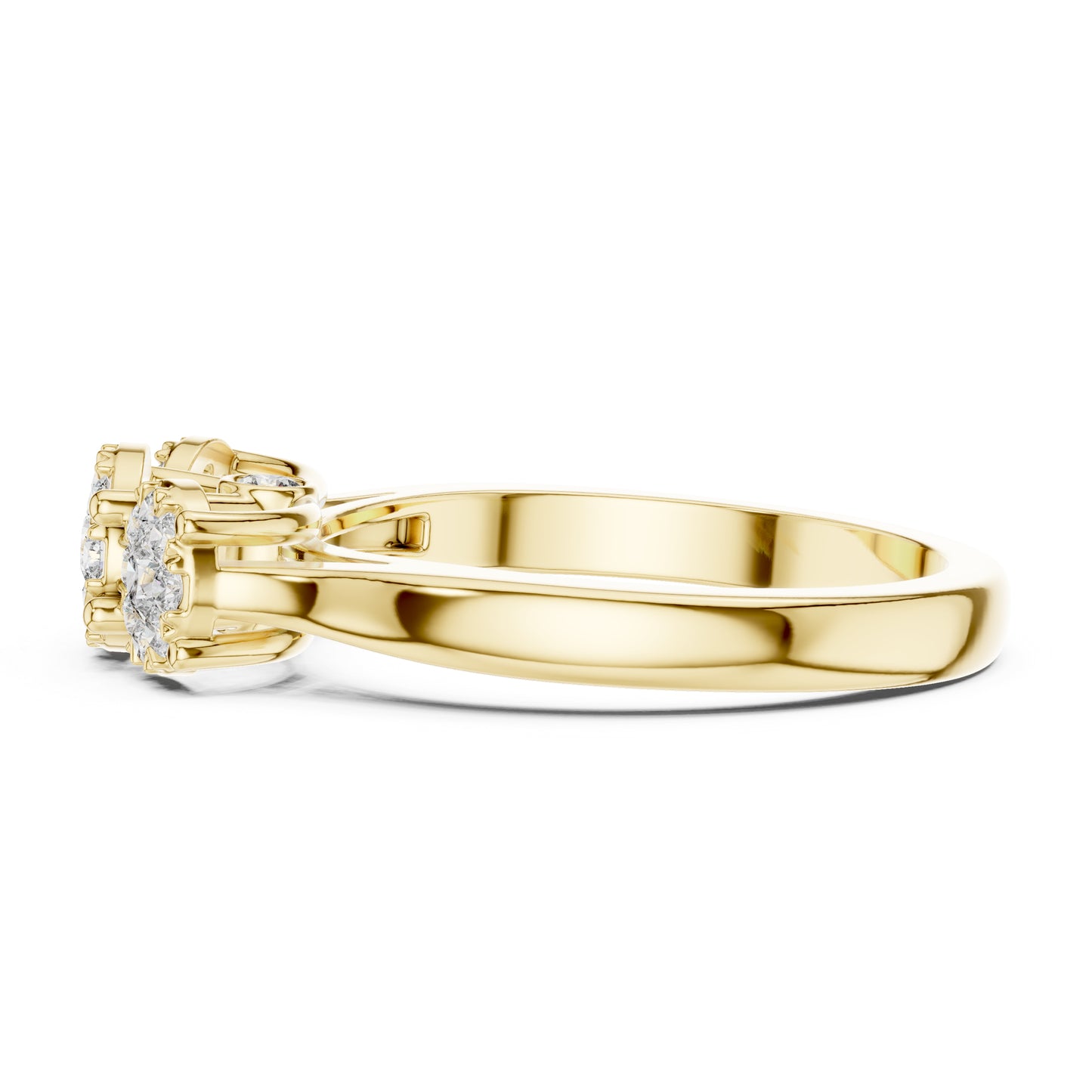 14K Yellow Gold Round Lab-Grown Diamond Wedding Ring for Women | Pure Carat