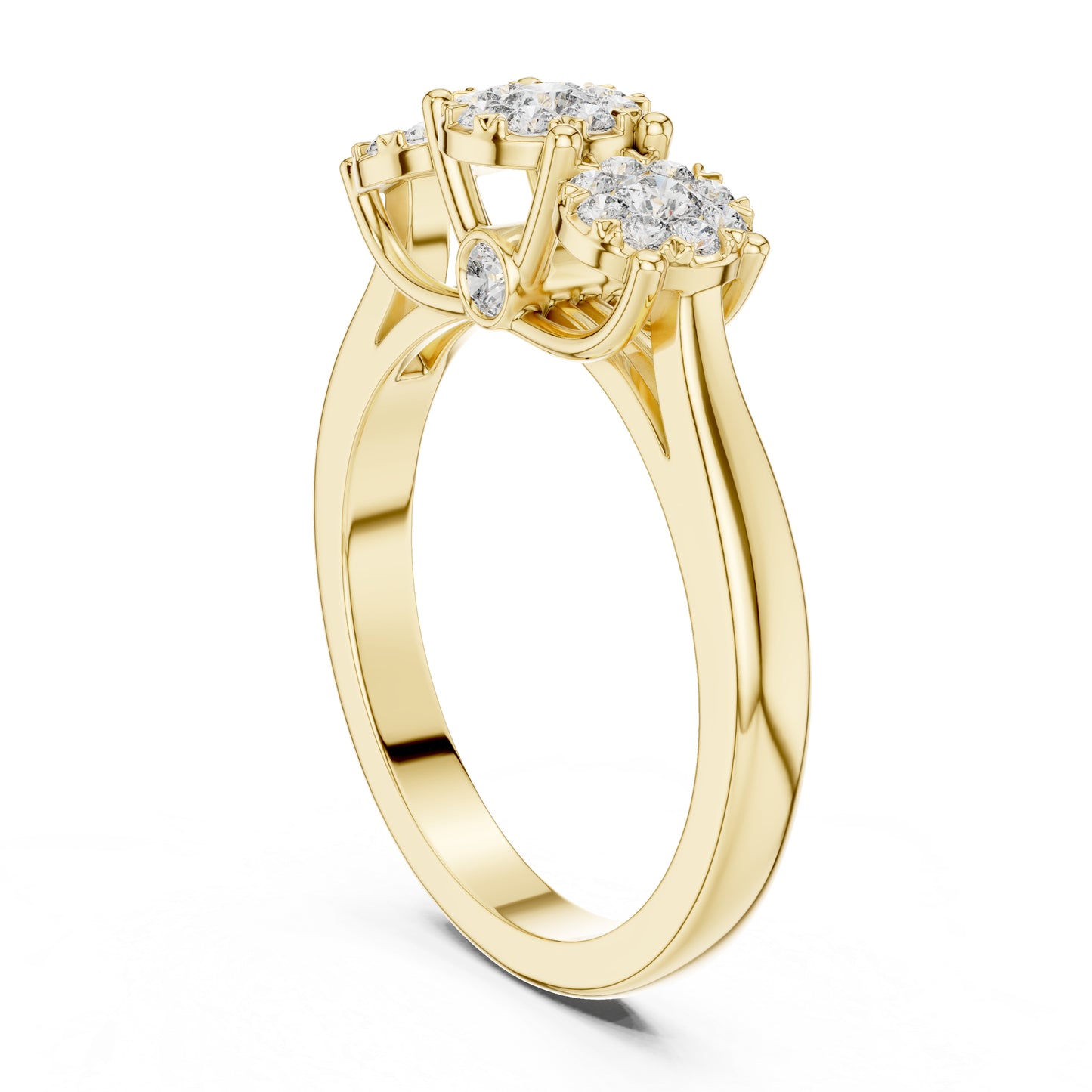 14K Yellow Gold Round Lab-Grown Diamond Wedding Ring for Women | Pure Carat