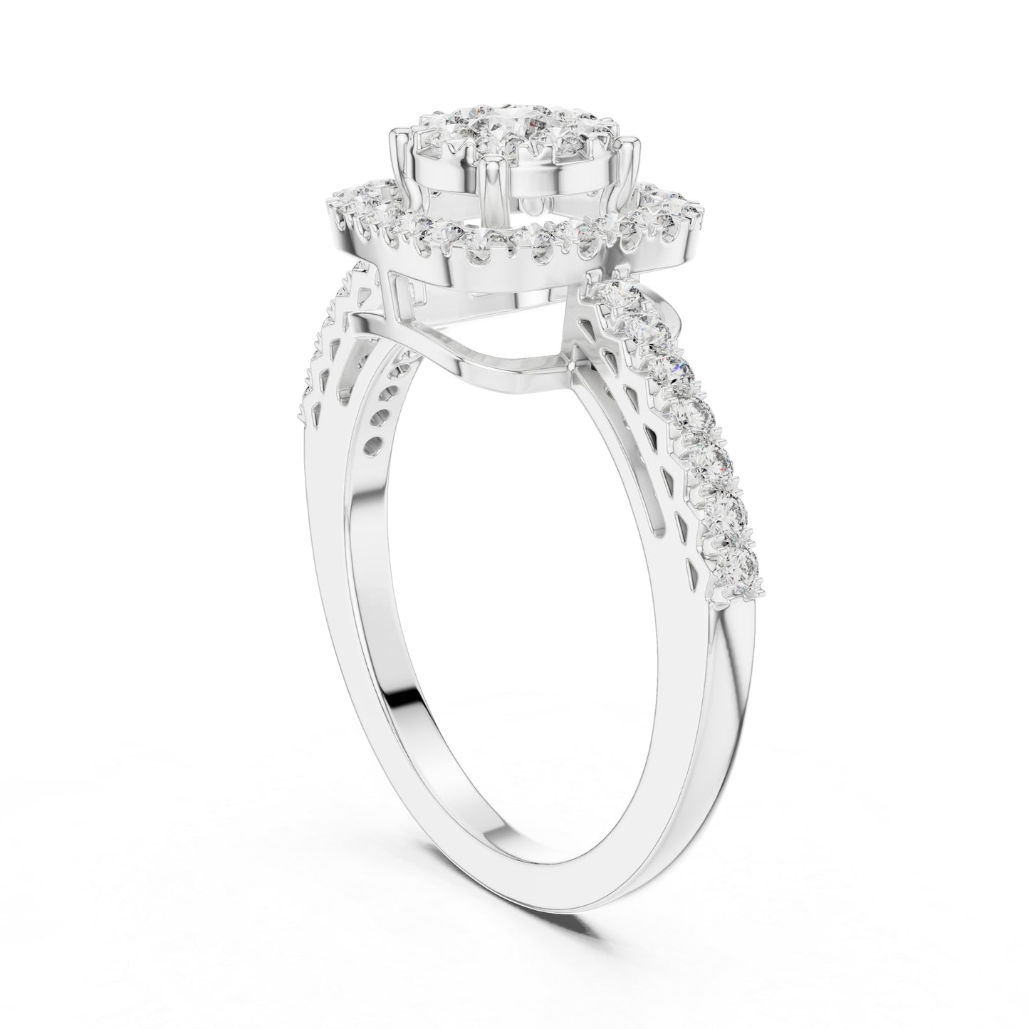 14K Yellow Gold Round Lab-Grown Diamond Engagement Ring for Women | Pure Carat