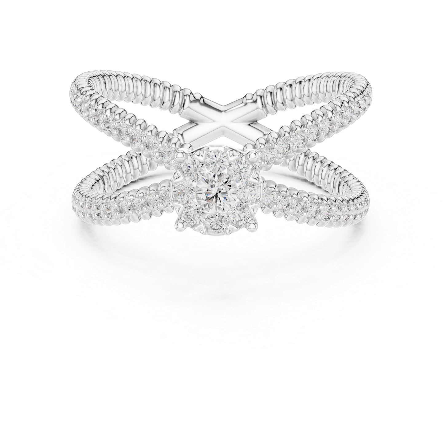 18K Yellow Gold Round Lab-Grown Diamond Everyday Wear Ring for Women | Pure Carat