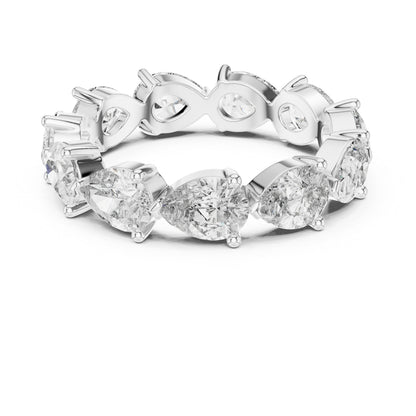 Pear Cut Lab-Grown Diamond Ring in 18K White Gold – Pure Carat
